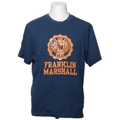 T-shirt (Bleu, Orange) de Franklin & Marshall Coton