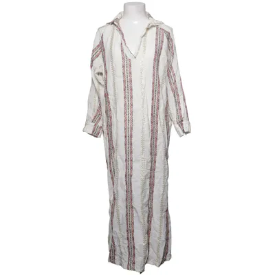 Kleid (Weiß, Mehrfarbig) von BoeBou Baumwolle, Leinen