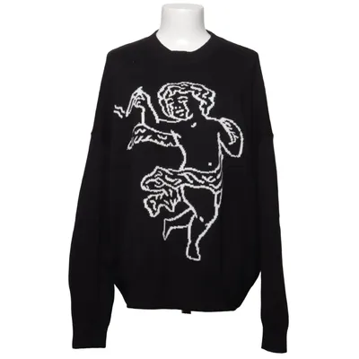 Sweater (Black, White) from Review Acrylic, Cotton