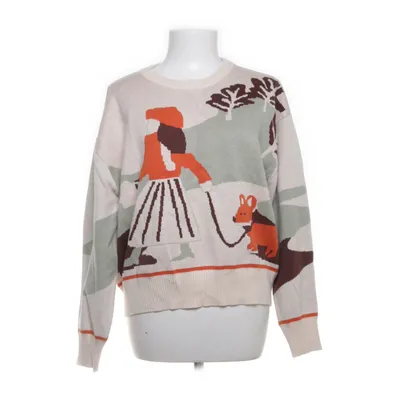 Tröja (Beige, Flerfärgad) från Shein Polyamid, Polyester, Viskos