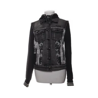 Jeansjacka (Svart, Grå, Vit) från Desigual Bomull, Elastan, Polyester, Polyuretan