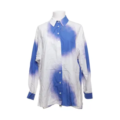 Shirt (Wit, Blauw) van Topshop Katoen