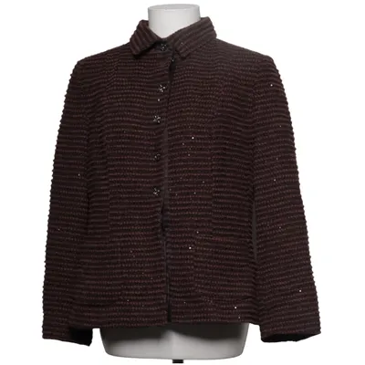 Blazer (Marron) de Les Copains Acétate, Cupro, Polyamide, Polyester, Soie, Laine