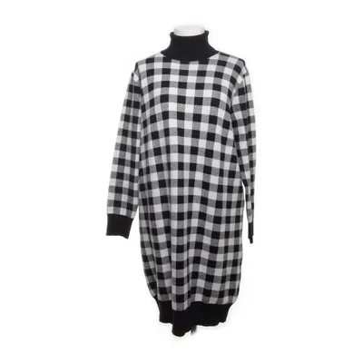 Jurk met col (Zwart, Wit) van Caroline Biss Viscose, Polyester, Polyamide