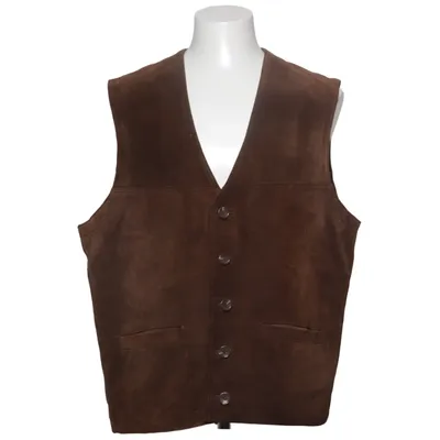 Läderväst (Brun) från Pionier Sportive Skinn, Polyester