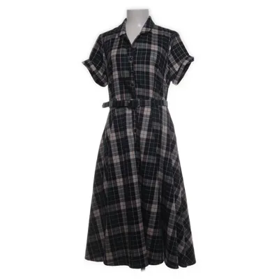 Blousejurk (Blauw, Wit, Groen) van Collectif Vintage Polyester, Viscose