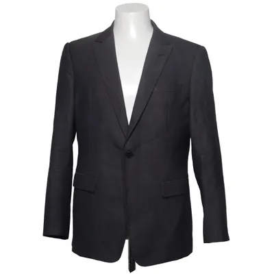 Blazer (Gray) from Emporio Armani Silk, Viscose, Wool
