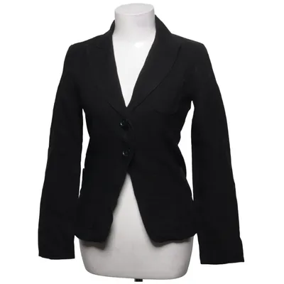 Blazer (Sort) fra Teenflo Acetat, Linned