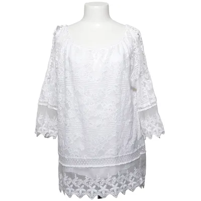 Top (White) from Made in italy Cotton, Nylon, Viscose