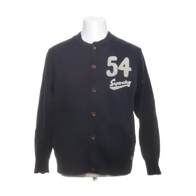 Cardigan (Blauw) van Superdry Katoen, Polyamide