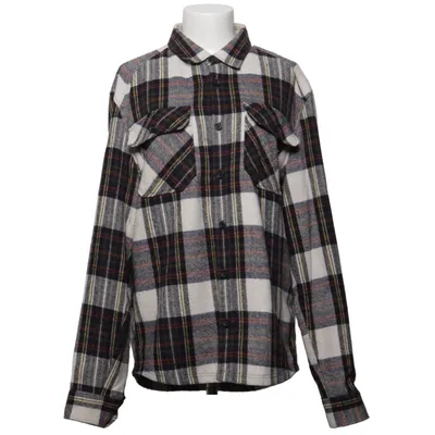 Flanellen overhemd (Wit, Zwart, Meerkleurig) van Drykorn Polyester, Wol
