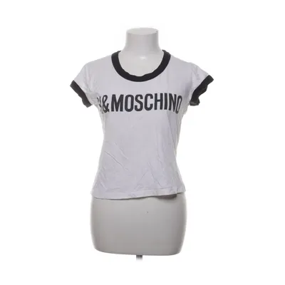 T-shirt (Blanc, Noir) de H&M x Moschino Coton