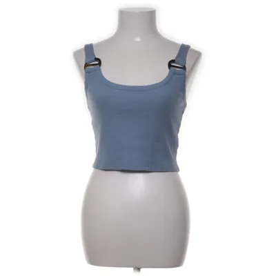 Linne (Blå) från Topshop Bomull, Elastan