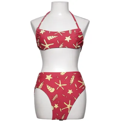 Bikini (Rood, Geel) van Scampi Elastaan, Polyamide
