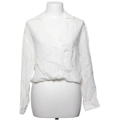 Wrap blouse (White) from & Other Stories Linen, Lyocell