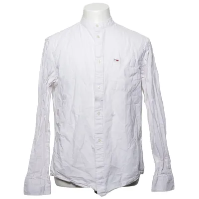 Shirt (Wit) van Tommy Hilfiger Jeans Katoen, Linnen