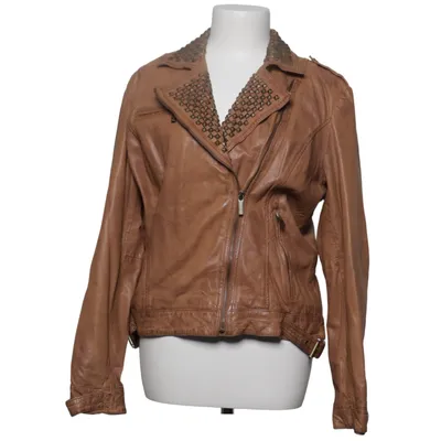Bikerjack (Bruin) van Michael Kors Katoen, Leer