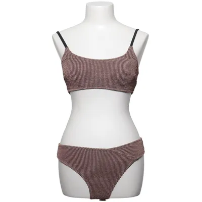 Bikini (Pink, Gold) from Cupshe Elastane, Metallic fiber, Polyamide, Polyester