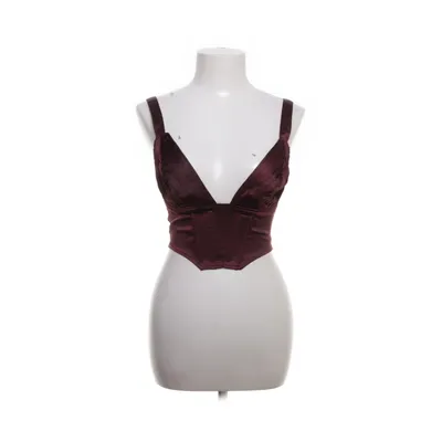 Crop top (Rood) van Missguided Elastaan, Polyester