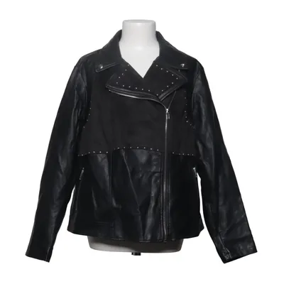 Biker jacket (Black) from JustFab Polyester
