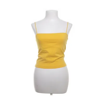Crop top (Yellow) from Gina Tricot Cotton, Elastane