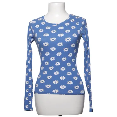 Lange mouwen shirt (Blauw, Wit) van Junkyard Katoen, Elastaan