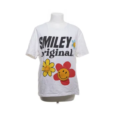 T-shirt (White, Multicolored) from Zara x Smiley World Cotton