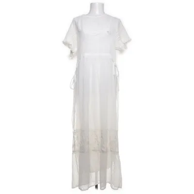 Maxi jurk (Wit) van Cream Polyester, Viscose