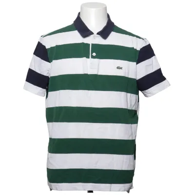 Polo (Vert, Blanc, Bleu) de Lacoste Coton