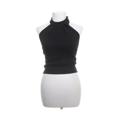 Haltertop (Zwart) van Zara W&B Collection Elastaan, Polyester