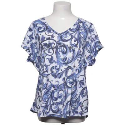 Haut (Blanc, Bleu) de Monari Coton, Modal