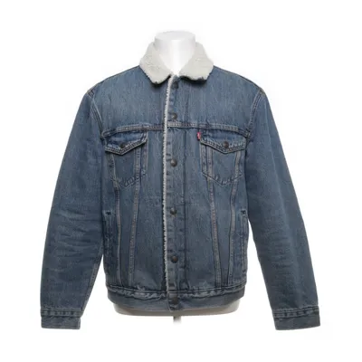 Lined denim jacket (Blue) from Levi Strauss & Co Cotton, Faux fur