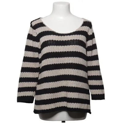 Strickpullover (Schwarz, Beige) von Carla F Acryl, Baumwolle