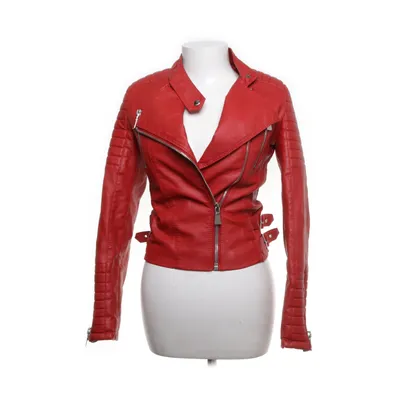 Bikerjack (Rood) van Voyelles Polyurethaan, Polyester