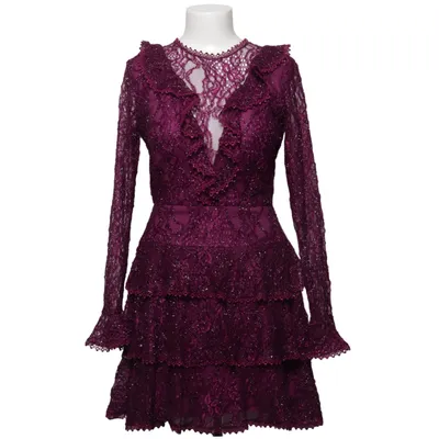 Robe de cocktail (Violet) de Rengin Élasthane, Polyester
