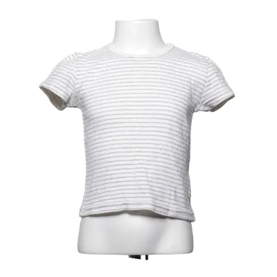 T-shirt (Wit, Zilver) van Check This Katoen, Metallvezel