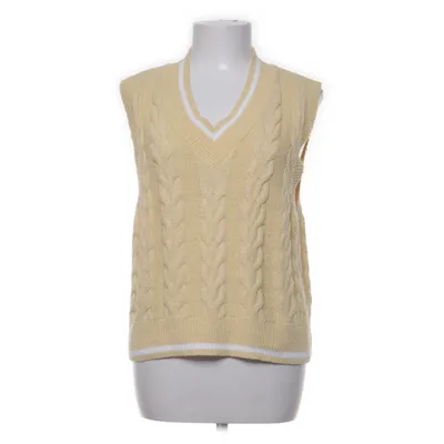 Slipover (Gul, Vit) från Mango Bomull, Polyester, Viskos