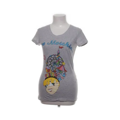 T-shirt (Grå, Flerfärgad) från Love Moschino Bomull, Elastan
