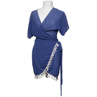 Robe de plage (Bleu, Blanc) de Shein