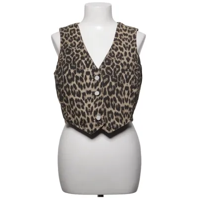 Spijker gilet (Bruin, Zwart) van Boohoo Katoen