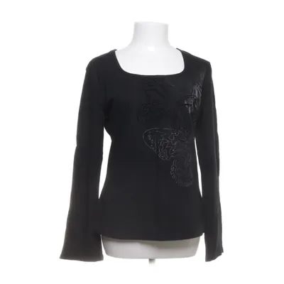 Långärmad t-shirt (Svart) från KappAhl Elastan, Viskos