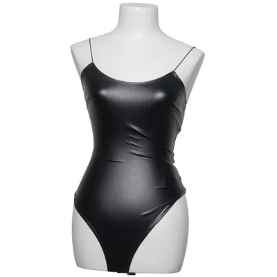 Body (Coated Strap Bodysuit) de NLY One Élasthane, Polyester, Polyuréthane