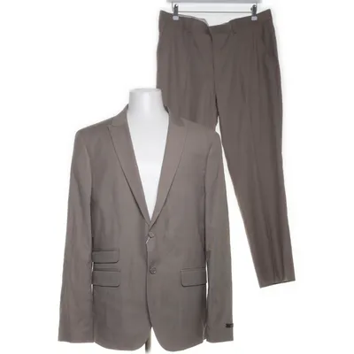 Kostym (Grå) från Pier One Polyester, Viskos