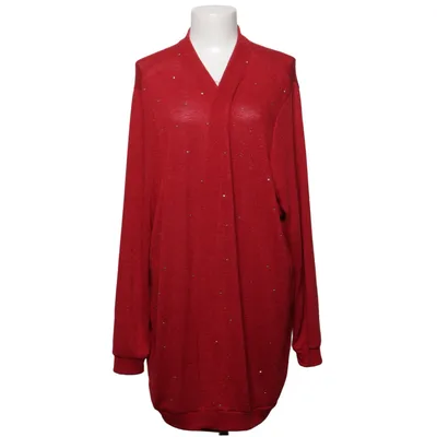 Strickjacke (Rot) von MyWear Woman Elasthan, Metallfaser, Polyester, Viskose