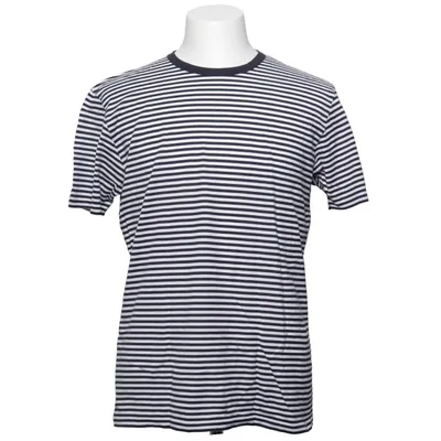 T-shirt (Black, White) from Sunspel Cotton