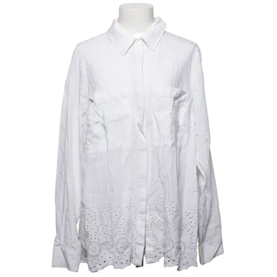 Blouse (White) from Zizzi Polyamide, Viscose
