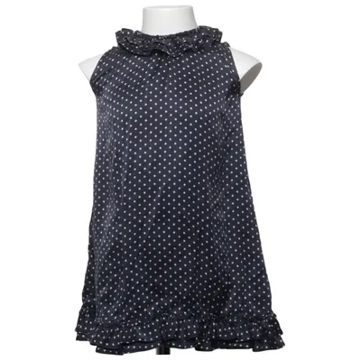 Kleid (Blau, Weiß) von Marie Chantal Seide