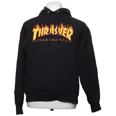 Capuchon sweater (Zwart) van Thrasher Katoen, Polyester