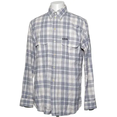 Flannel shirt (Blue, White) from Conte of Florence