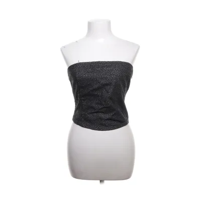 Crop top (Zwart) van Loavies Polyester, Katoen